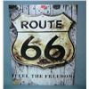 Image 1 : Route 66 Feel the Freedom retro style advertising sign