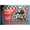 Image 1 : Speed Thrill's Anvil Motorcycle Co. retro style sign