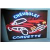 Image 1 : Chevy Corvette retro style advertising sign