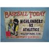 Image 1 : Baseball Today Highlanders Vs. Athletics retro style