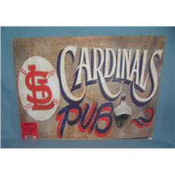 St. Louis Cardinals Pub retro style advertising sign