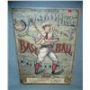 Image 1 : Spalding Baseball Card Guide retro style sign