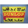 Image 1 : Donlop Cab and Rickshaw Tyring retro style sign