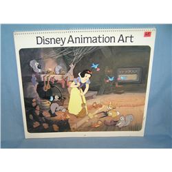 Vintage Disney animation art calendar