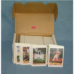 Box full of 1992 Score classic best rookie cards