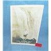 Image 1 : Man over Niagara Falls in a rubber ball post card