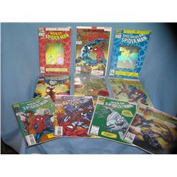 Collection of vintage Spiderman comic books
