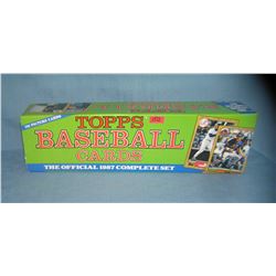 1987 Topps complete baseball card set