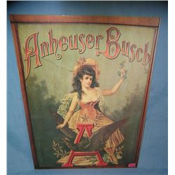 Anhueser Busch retro style advertising sign