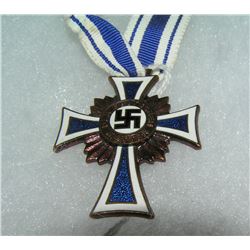 WWII Nazi mother's Cross dated Dec. 16th, 1938