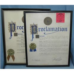 Girl Scouts of America award proclamations