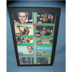 Early Star Wars collector cards dated 1977