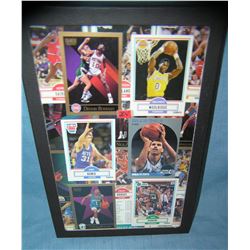 Collection of vintage basketball cards