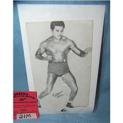 Enrique Toures wrestling penny arcade sports card