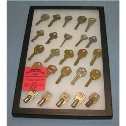 Collection of vintage keys