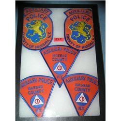 Collection of vintage police patches