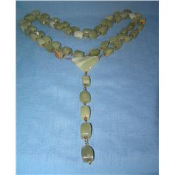 Super large jade necklace