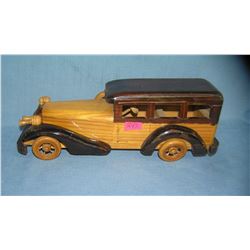 Antique wooden automobile all hand made
