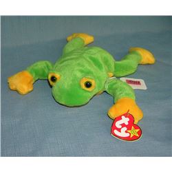Smoochy the Frog vintage Beanie Baby