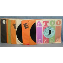 Group of vintage 45 RPM records