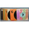 Image 1 : Group of vintage 45 RPM records