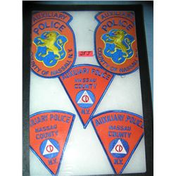 Collection of vintage police patches