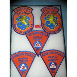 Collection of vintage police patches