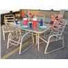 Image 5 : Outdoor table, chair and umbrella entertainment set