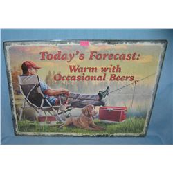 Today's Forecast Warm With Occasional Bears sign