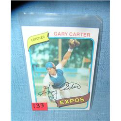 Early Gary Carter all star baseball card