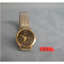 Moulin quartz gentleman's wrist watch