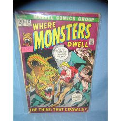 Where Monsters Dwell early Marvel comic book
