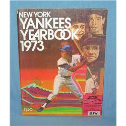 NY Yankees 1973 year book