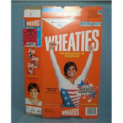 Mary Lou Retton Wheaties cereal box