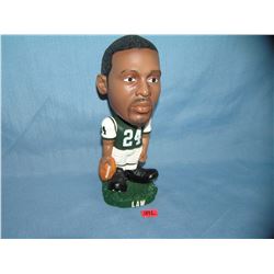 Vintage NY JetsTy Law football bobble head figure