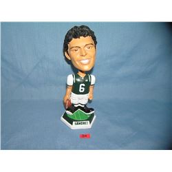 Vintage NY Jets Sanchez football bobble head figure