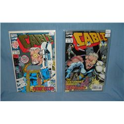 Pair of vintage Cable comic books