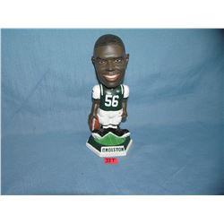 Vintage NY Jets Gholston football bobble head figure