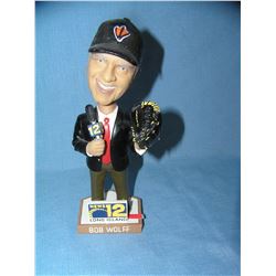 Bob Wolff sports broadcaster bobble head figure