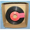 Image 1 : Box of vintage 45 RPM records