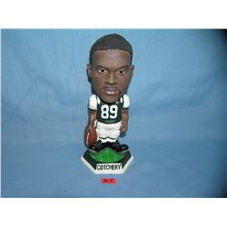 Vintage NY Jets Cotchery football bobble head figure