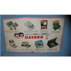 Hasbro Toys advertising store display billboard