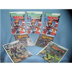 Collection of Wrath comic books