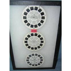 Group of vintage View Master reels