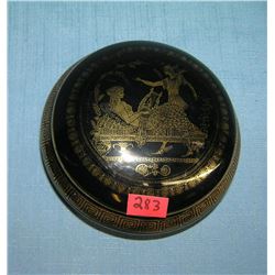 Decorative Greek trinket box/powder container