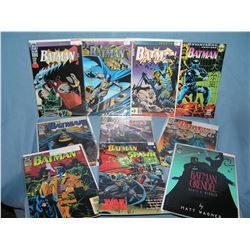 Collection of vintage Batman comic books