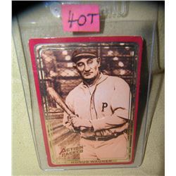 Honus Wagner retro style baseball card