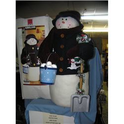 Large decorative snowman