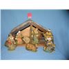 Image 1 : Hand made wooden illuminated manger