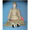 Image 1 : Porcelain and cloth dressed doll 14 inches